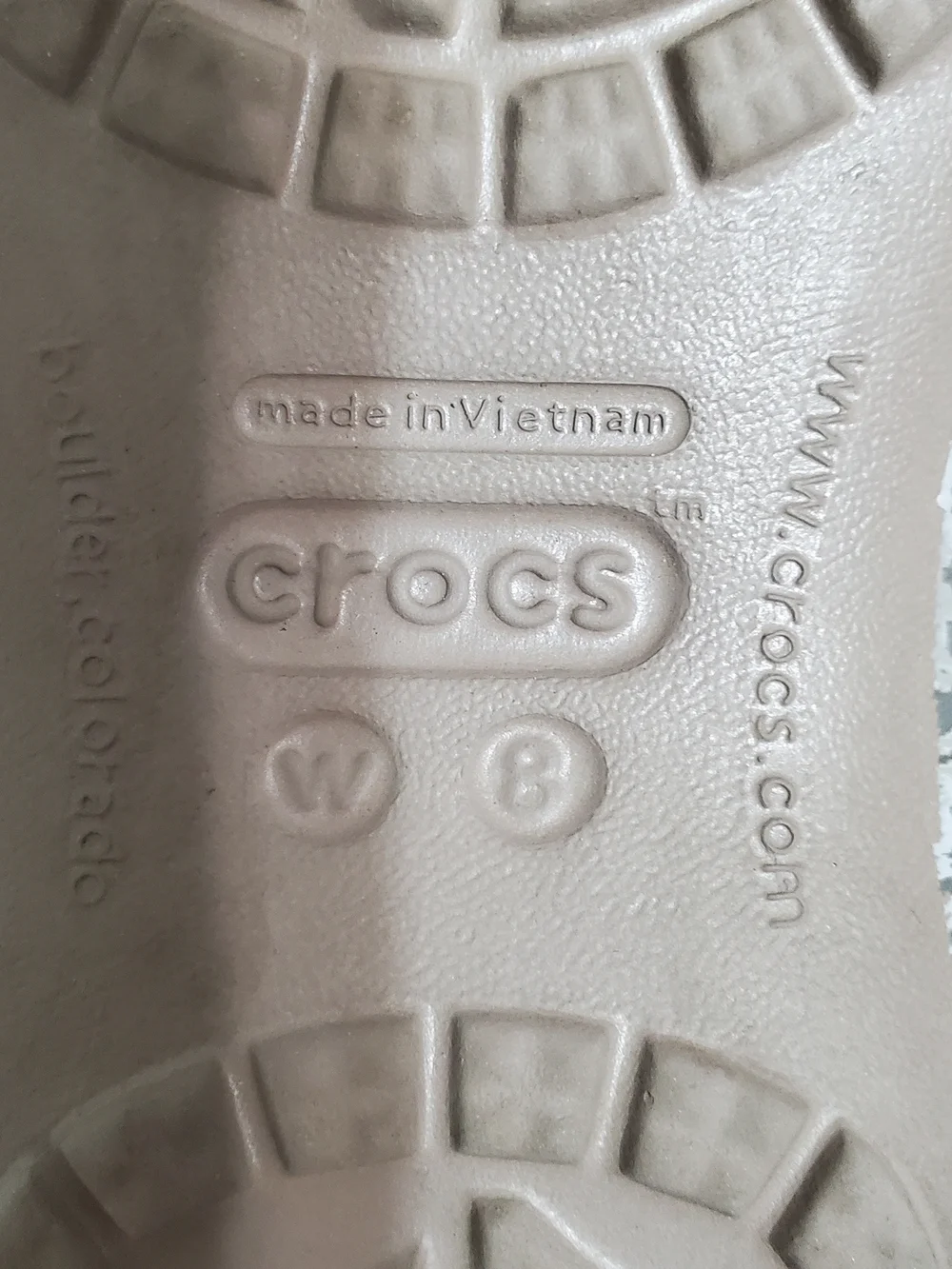 CROCS Women's Snake-Print Ballet Flats in Beige and Black Slip On Size 8